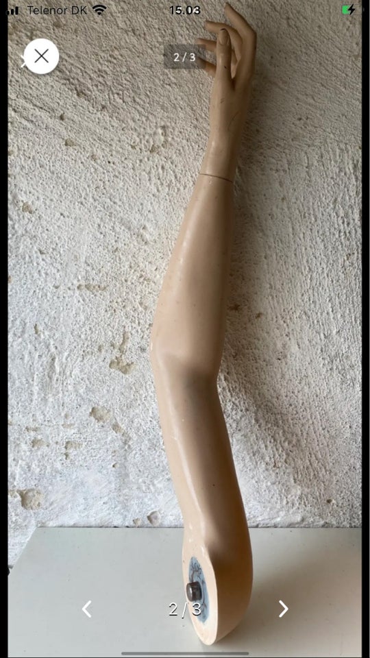 HALLOWEEN 73 cm gl arm fra mannequindukke