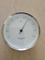 Georg Jensen barometer og termometer