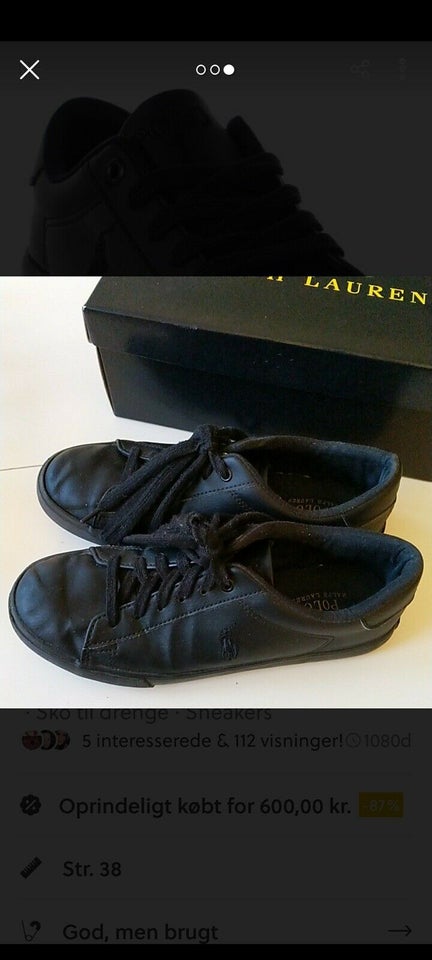 Sneakers, Ralph Laurens, str. 37