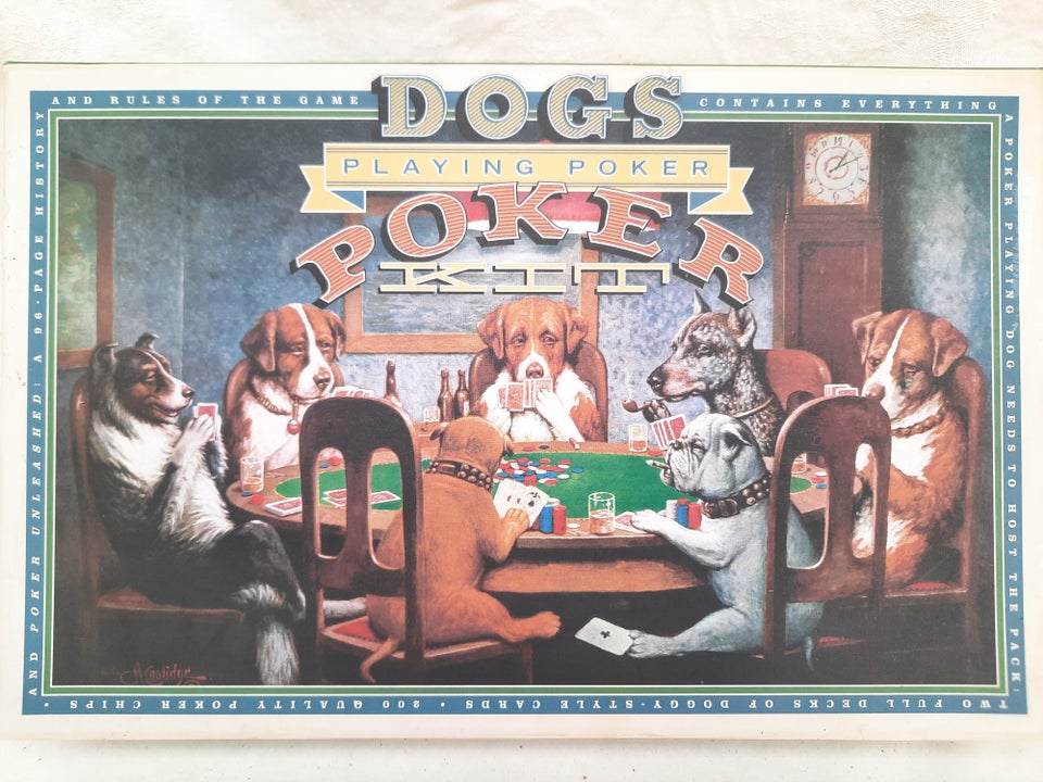 DOGS PLAYING POKER KIT, lotteri