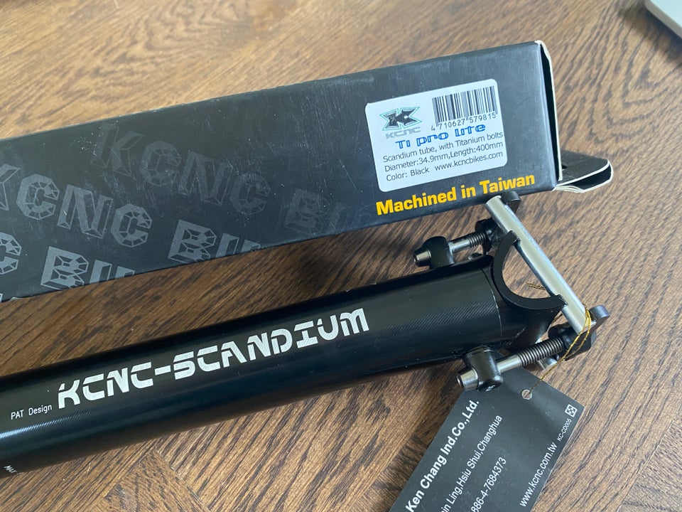 Sadelpind, KCNC Ti Pro Lite-8000 Scandium 34,9mm sadelpind