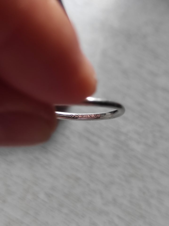 Ring, sølv, Spinning