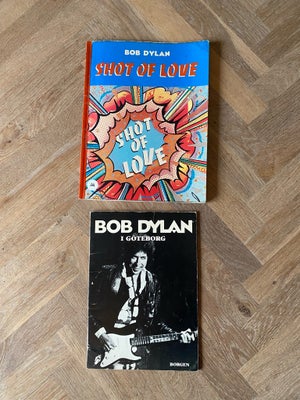 Bøger og blade, Gamle Bob Dylan effekter, Originale hæfter om Bob Dylan. Prisen er for dem begge sam