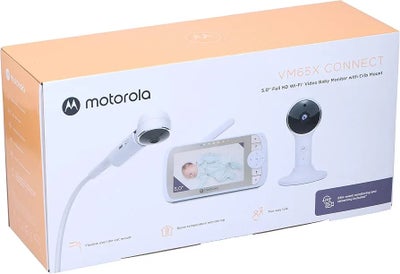 Babyalarm, Ubrugt, Motorola, Motorola VM65X Connect / Video babyalarm med krybbeholder - 5" Full HD 