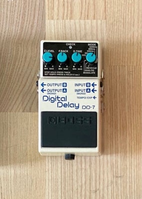 Boss Digital delay DD-7, Boss DD-7, Boss DD-7 Digital Delay
Pedalen står som ny, i perfekt stand.
Kr