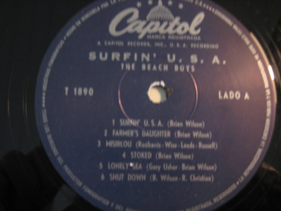 LP, The Beach Boys, Surfin' USA