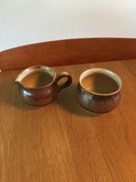 Keramik, Flødekande/sukkerskål, Kähler / Retro