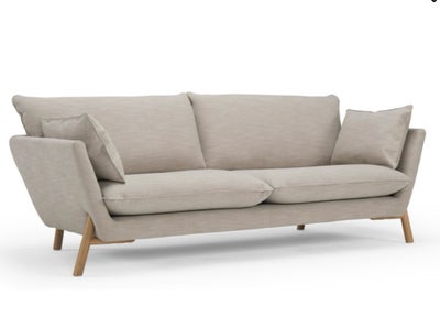 Sofa, stof, 3 pers. , Kragelund, Super lækker, lys og velholdt sofa fra Kragelund. Sandfarvet, ingen