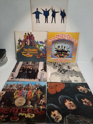 LP, The Beatles, Forskellige, Pop, Help (PCS 3071) stand VG/P (der er tegnet på bagsiden af coveret)