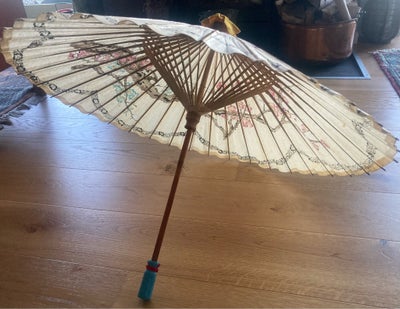 Andre samleobjekter, Original japansk parasol, Meget smuk og dekorativ japansk parasol
Købt på øen K