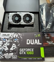 GeForce GTX 1060 dual Asus, 6 GB RAM, Perfekt