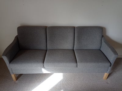 Sofa, 3 personers sofa 190 cm lang, 85 cm høj og siddehøjde 47 cm