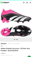 Fodboldstøvler, Adidas Predator Accuracy + FG, Adidas