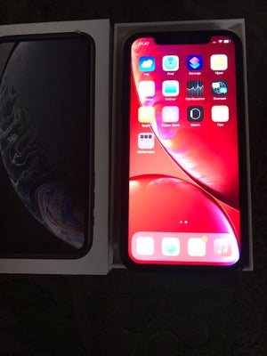 iPhone XR, 128 GB, sort, Perfekt, Phone XR 128 GB Sort
velholdt og altid været iog med beskyttelsesg