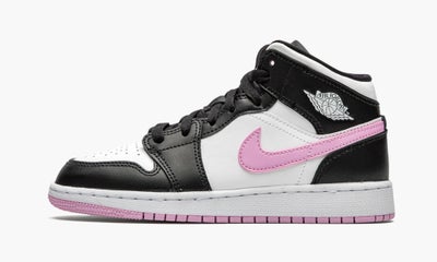 Sneakers, str. 37,5, Nike Air Jordan,  Pink sort hvid,  Ubrugt, ==> AIR JORDAN 1 MID WHITE BLACK LIG