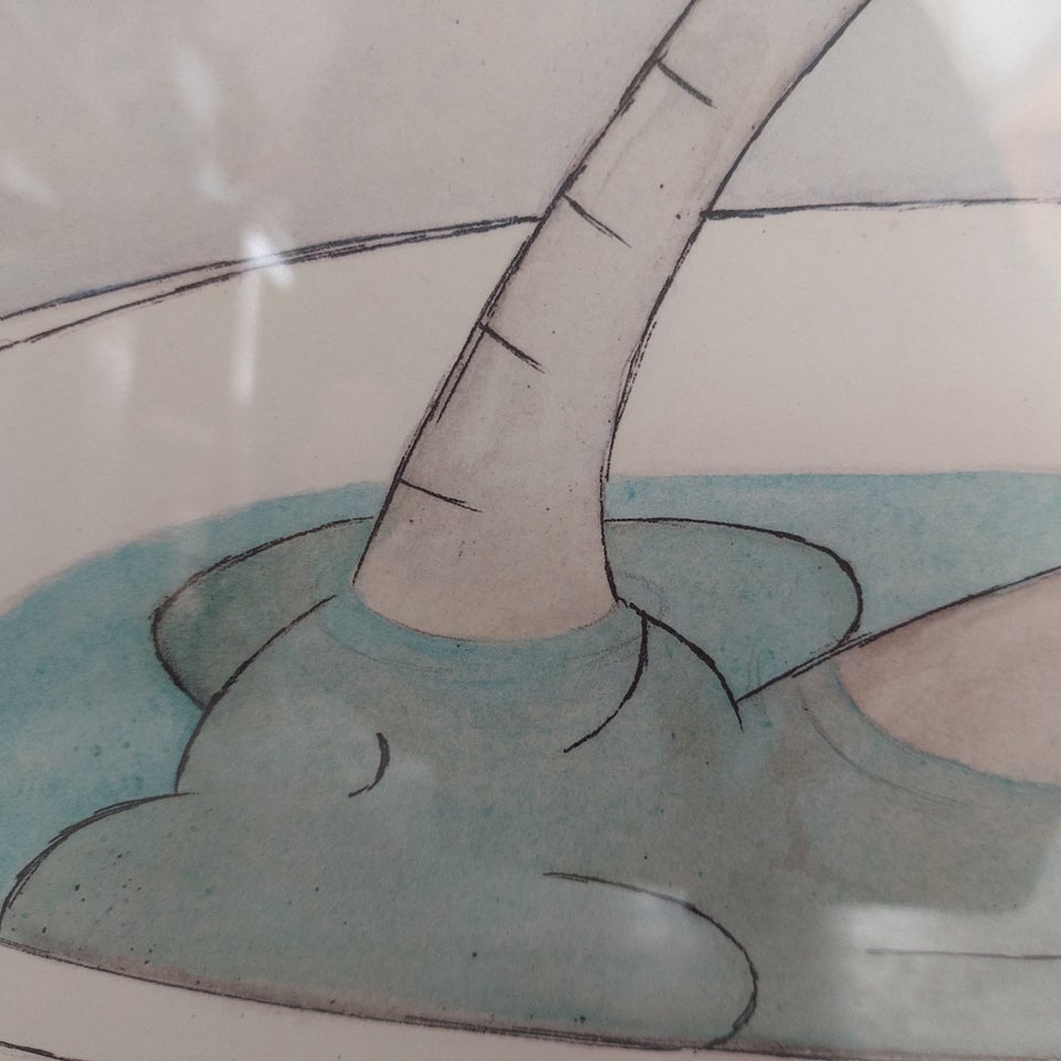 Plakat, Bartholin, motiv: Elefant i badekar
