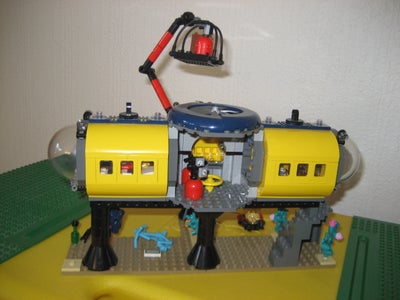 Lego City, 60265, Havforskningsbase med udstyr, hammerhaj, rokke, skattekiste med juveler, miniubåd,