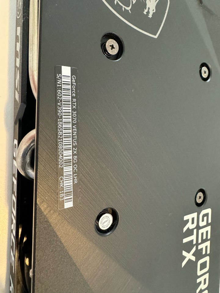 RTX 3070 MSI, 8 GB RAM, Perfekt