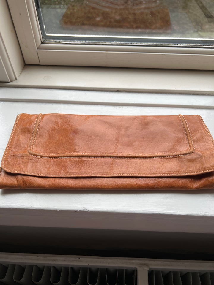 Clutch, Vintage, kernelæder