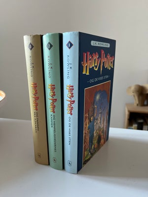 Harry Potter bøger , J. K. Rowling, genre: fantasy, Står som nye. 
Hardback. Alle danske. 

Harry Po