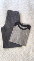 Blandet tøj, Shorts + t-shirt, Zara og abercrombie