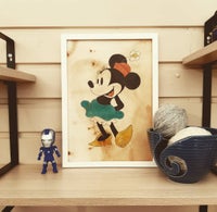 Plakat, Mikkel Jensen, motiv: Mickey og Minnie Mouse