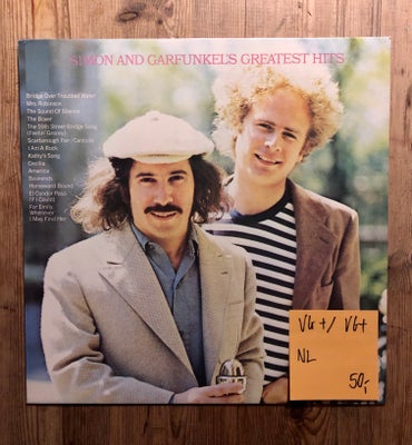 LP, Simon and Garfunkel, Simon and Garfunkel's Greatest Hits, Se info på billedet.

Afhentes i Køben