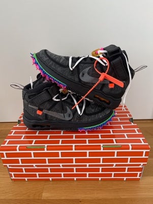 Sneakers, Off-White x Nike , str. 40,5,  Ubrugt, Nye Off-White x Nike Air Force 1 Mid Black
Bytter i
