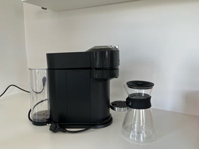 Nespresso kaffemaskine, Vertuo Next, 3 år gammel Nespresso Vertuo Next i sort sælges, da vi ikke bru