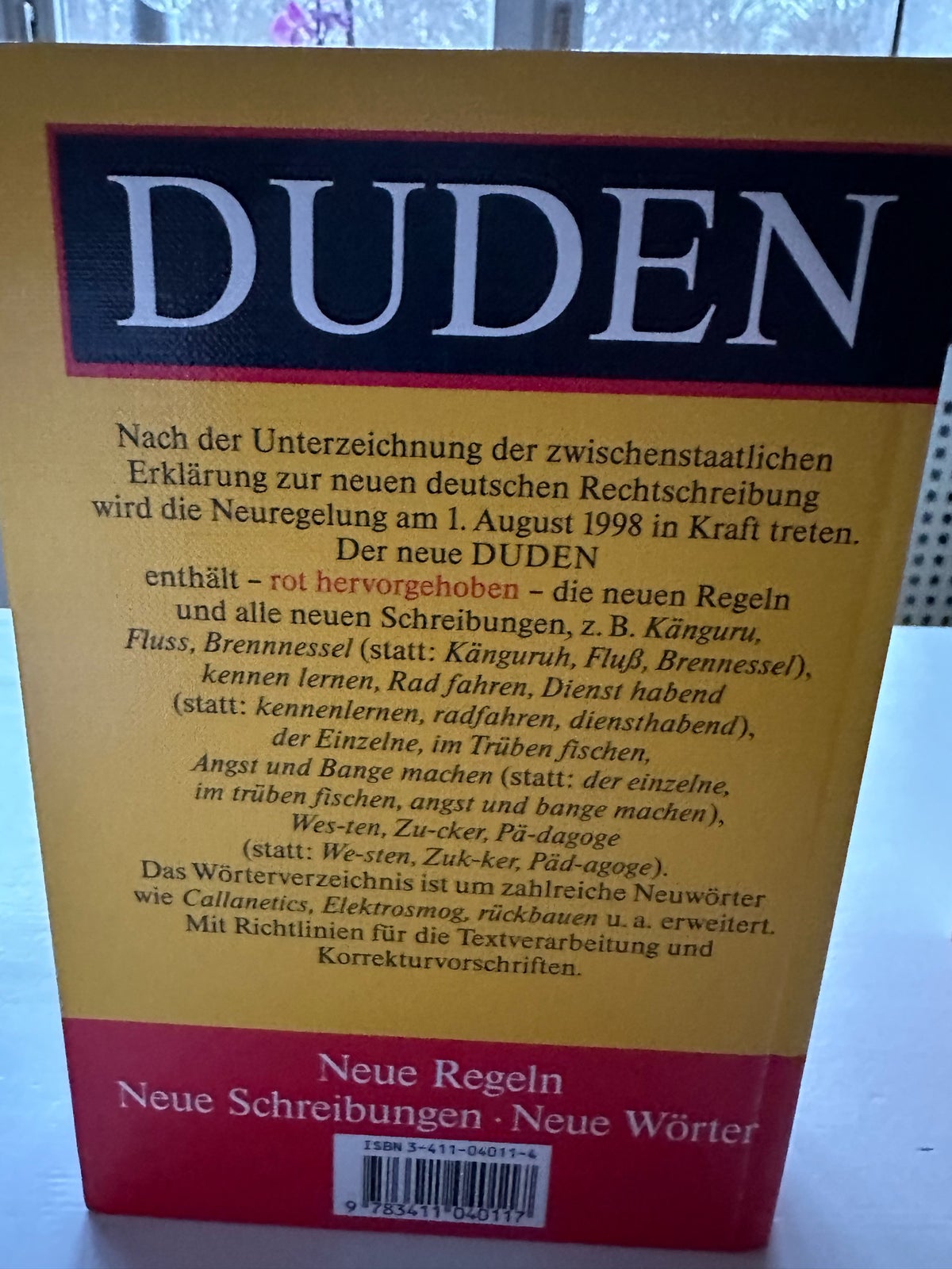 DUDEN, Tysk ordbøger, år 1996