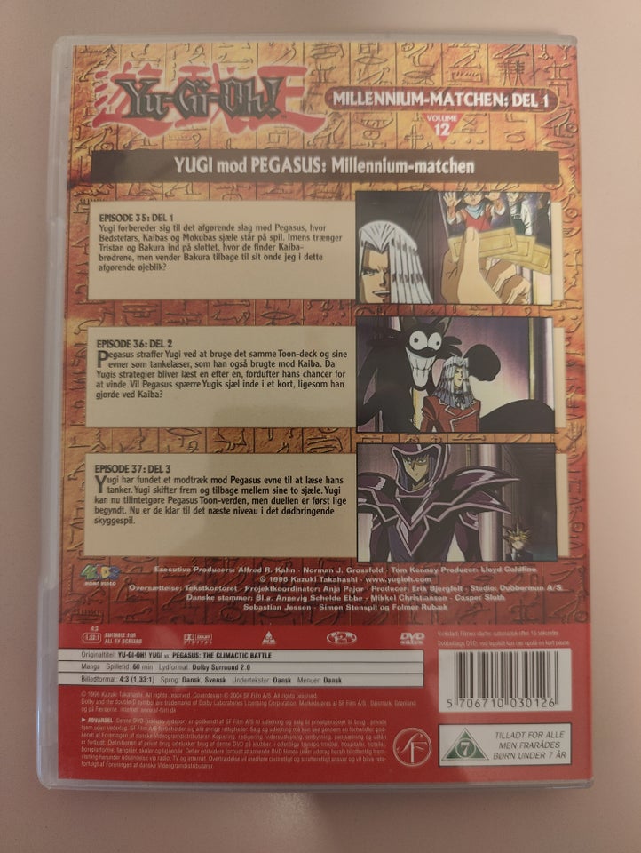 Yu gi oh 12, instruktør Yu gi oh, DVD