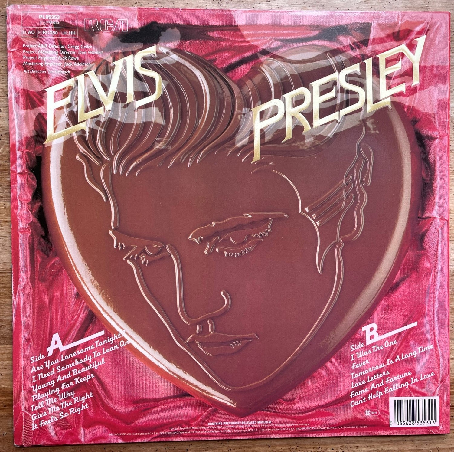 LP, Elvis Presley, 'A Valentine Gift For You' – dba.dk – Køb og Salg