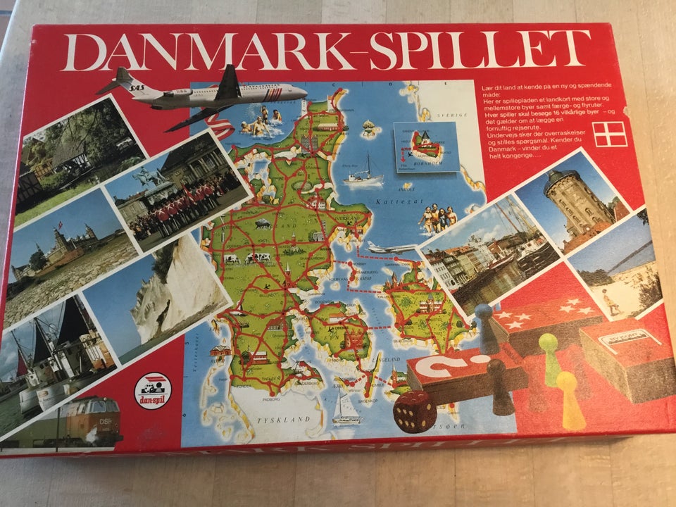 Danmark-spillet , brætspil – – Køb Salg af Nyt Brugt
