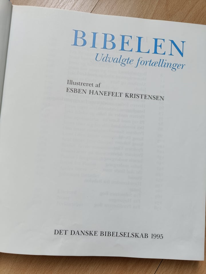 Bibelen illustreret - Udvalgte historier, Det Danske