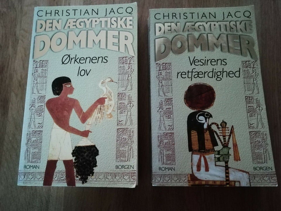 Den egyptiske Dommer, Christian Jacq, genre: historie