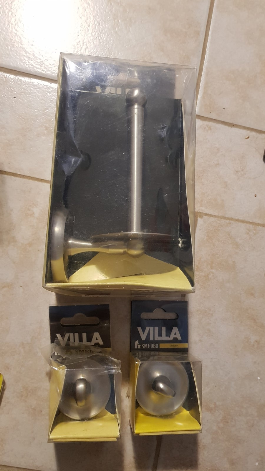 Toiletrulleholder, Smedbo Villa ny ubrugt Håndklædekrog