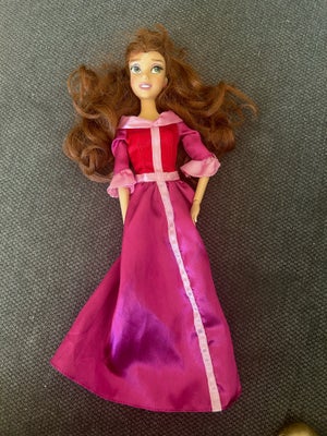 Barbie, Dukke, Disney Belle fra Skønheden og udyret 
med bøjelige led i armene 
Rigtig god stand 
Se