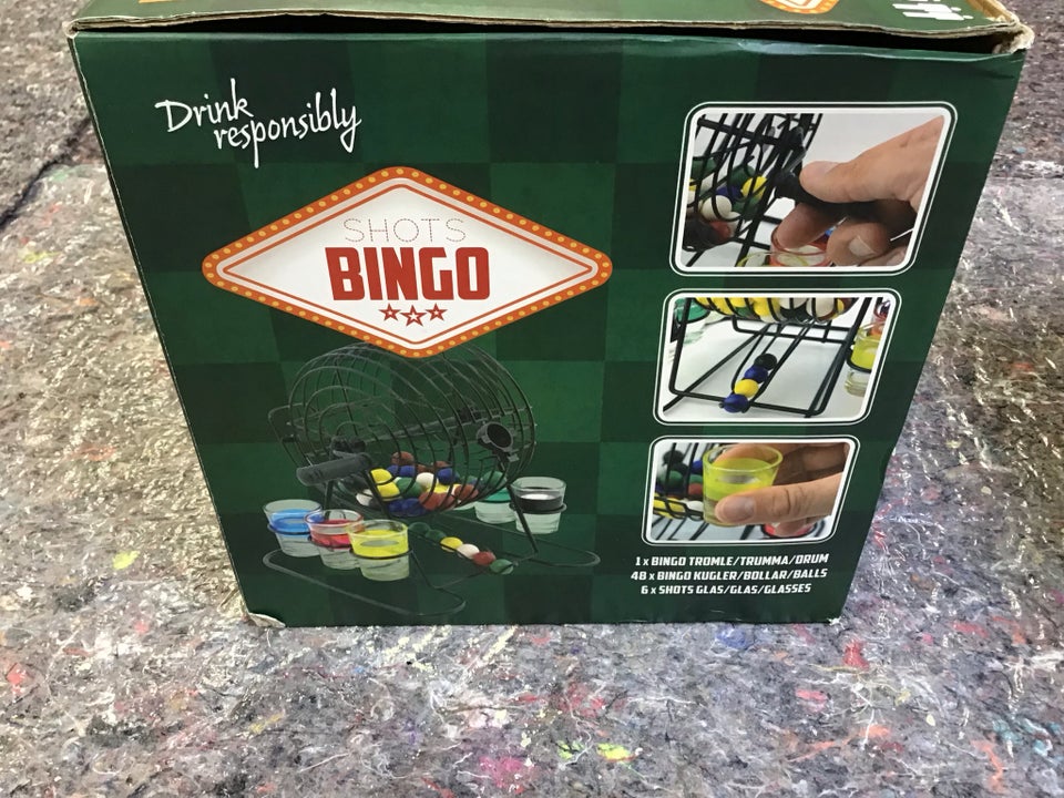 Shots bingo Drikkespil