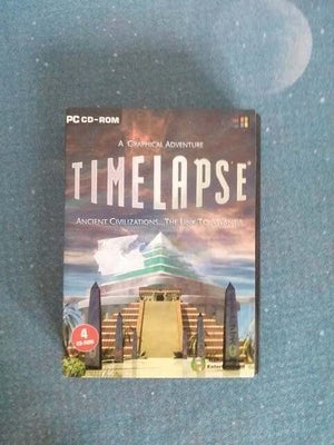 Timelapse, til pc, puzzle, Inspireret af Myst men sat i på Påskeøen, Egypten, Maya civilisationen, A