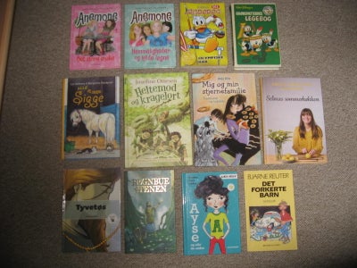 Børne/ungdomsbøger iflg. vedlagte liste, Forskellige, Børnebøger/ungdomsbøger mange som NYE

Anemone