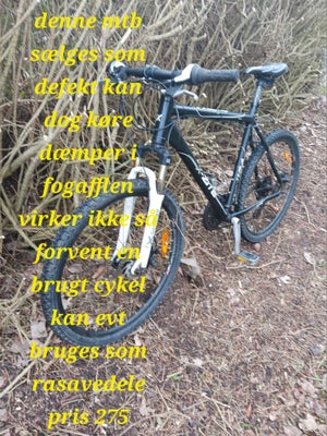 X-zite, anden mountainbike, 21 gear, Cyklen sælges som defekt kan dog godt køre der blandt andet kna