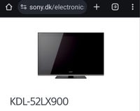 LCD, Sony, Bravia KDL-52LX900