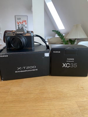 Fujifilm, X-t200, God, Fujifilm xt200 i rigtig fin stand. 
Kameraet er i god stand og der medfølger 