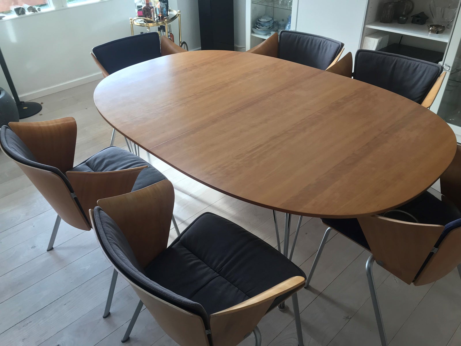 vigtigste mulighed interferens Piet Hein, spisebord m. stole, B619 - dba.dk - Køb og Salg af Nyt og Brugt