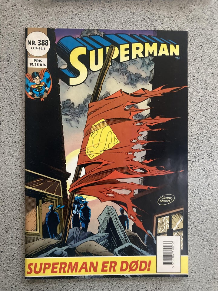 SUPERMAN nr. 388, Tegneserie