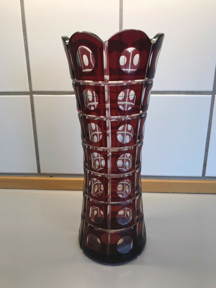 Vase, Krystal, 1920 år gl.