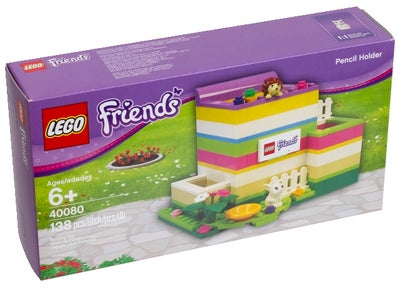 Lego Friends, 40080 Blyantholder (Pencil Holder), Lego 40080 Friends: Blyantholder (Pencil Holder).

