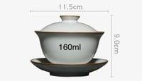Porcelæn, tekop med låg, lidded tea cup
