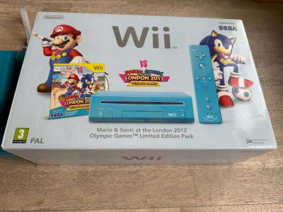 Nintendo Wii, RVL-101 limit edition, Perfekt, Mario & Sonic London Olympic Games 2012 Nintendo Wii i
