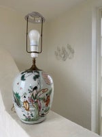 Kinesisk lampe , Porcelæn